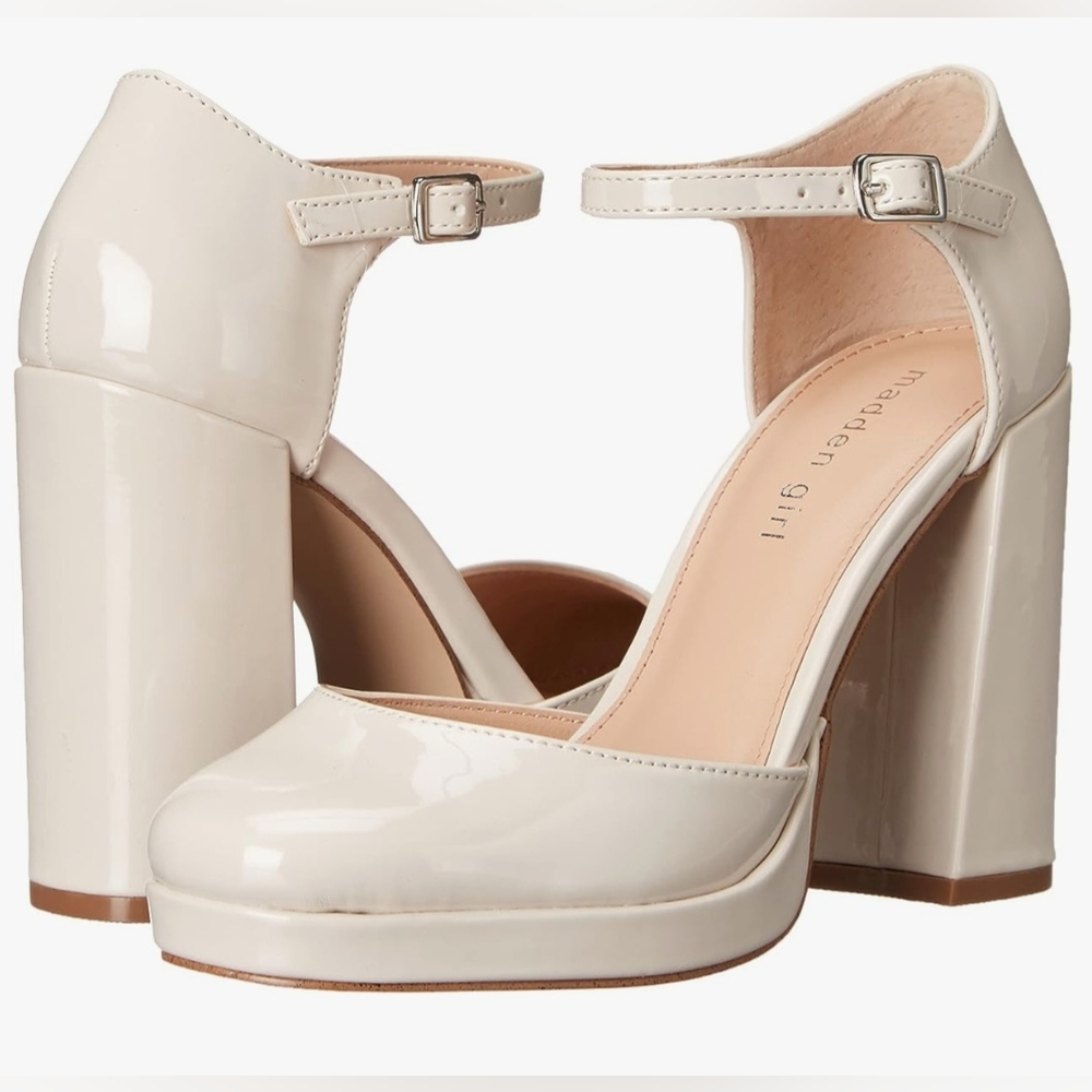 Steve Madden bone heels size 7.5 excellent condition